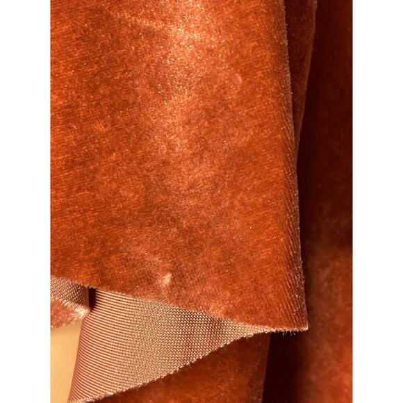 Jenny Yoo Elliss Flutter Sleeve Open Back Velvet Maxi Dress size 6 English Rose - Picture 12 of 12